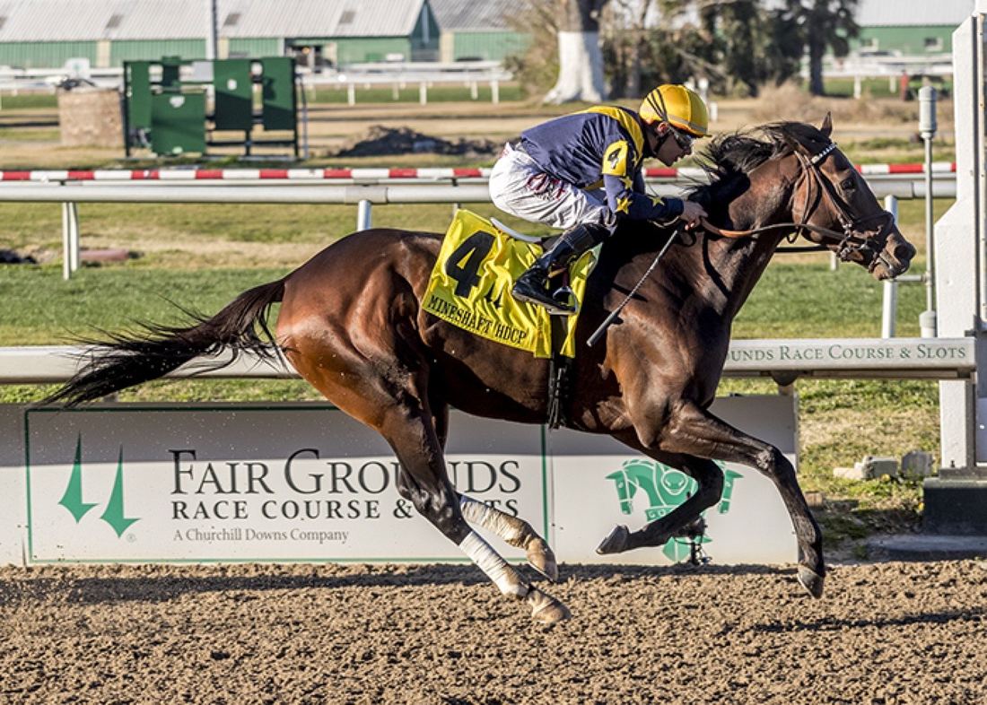 Olympiad winning at Fair Grounds